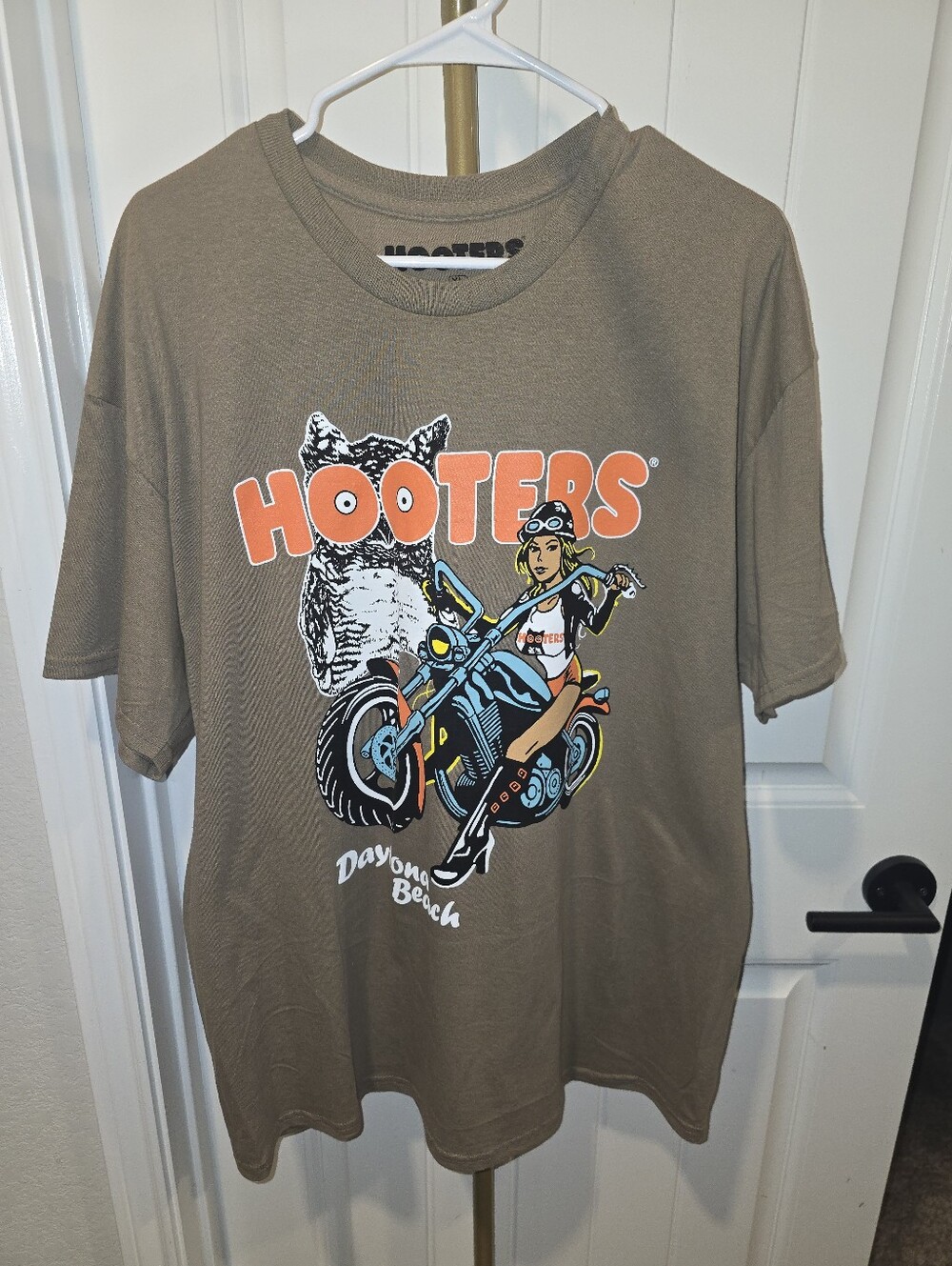 Mens Xl Hooters Shirt New Daytona Beach Motorcycle